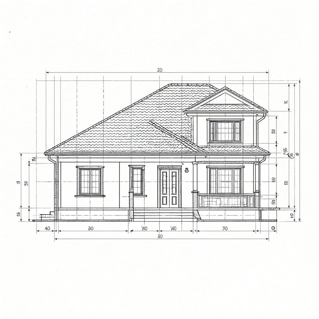 Home with completed exterior work